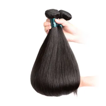 Wholesale Raw Virgin Funmi Super Double Drawn Bone Straight Human Hair Extensions Closures Frontals, Cuticle Aligned Hair Bundle