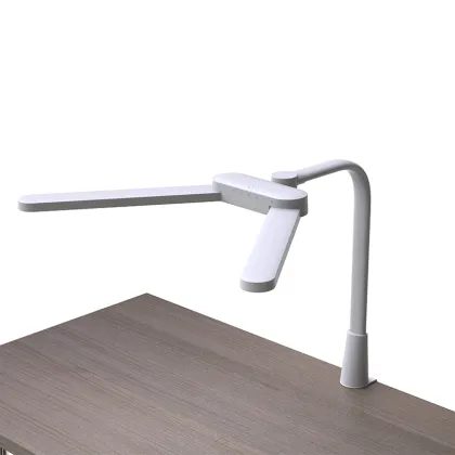 Eye Caring LED Desk Lamp with Clamp, Dual Screen Compatible, Smart Light for Home Office and Architects