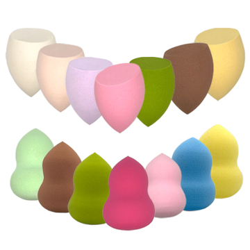 Microfiber Purple Face Foundation Blender Sponge Egg Latex Soft