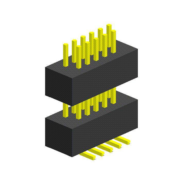 Connecteurs de type SMT d'en-tête de broche de 1,00 mm