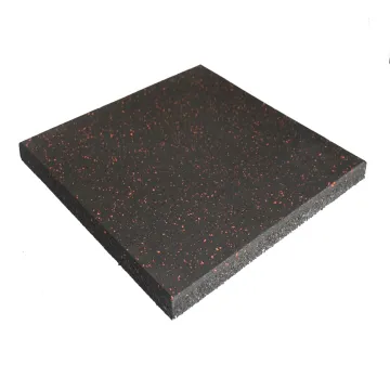 Anti-slip gym floor rubber tiles
