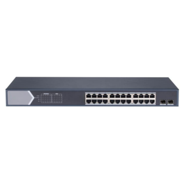 High Quality DS-3E1526P-SI 24-Port PoE Switch with Surge Protection and Network Management