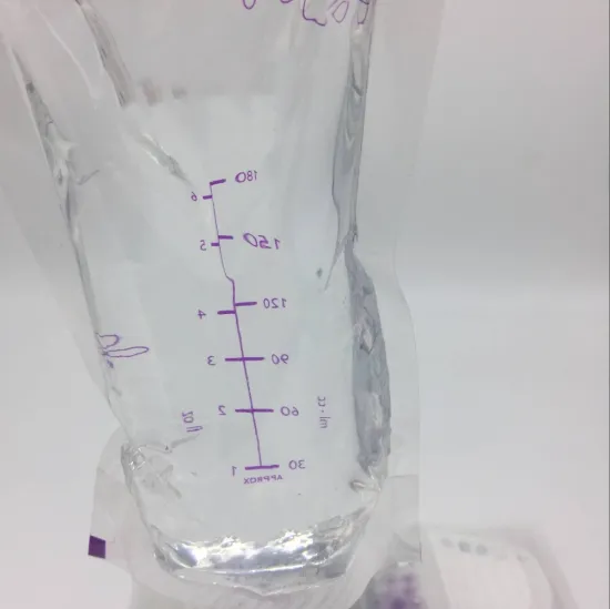 FDA test customized plastic breast milk storage bag/ milk packaging bag