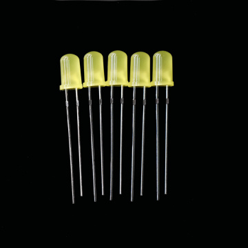 High Bright 5mm Diffused Yellow LED Heavy Diffused