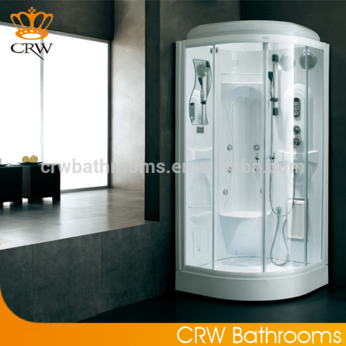 With back massage glass sliding door shower cabin CRW BF127