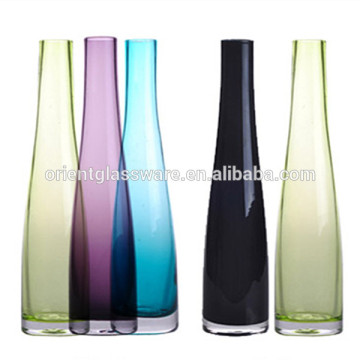 Wholesale 2014 hot sale cheap colored glass vases