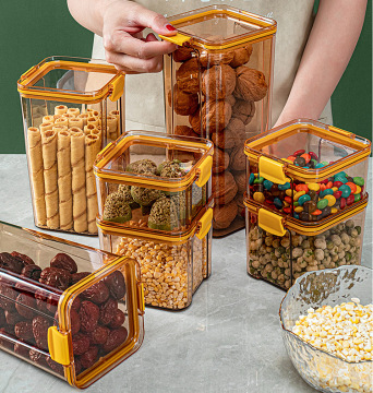Stackable Airtight Cereal Storage Containers - 4 Piece Set for Dry Food