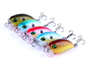 Mini Crankbait przynęty 6pcs/zestaw Wobbler Bishing Bait z bezpłatną wysyłką