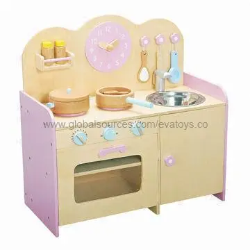 Hot Kids' wooden toy cookware