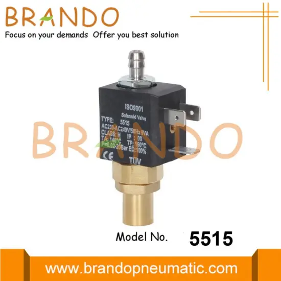 220VAC Coffee Maker Brass Solenoid Valve For Steam