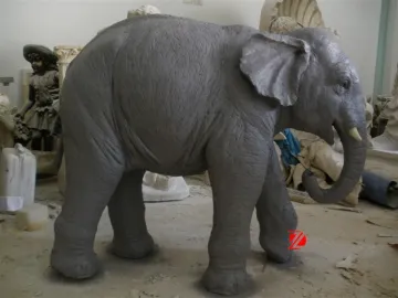 customied metal bronze elephant sculpture decoration
