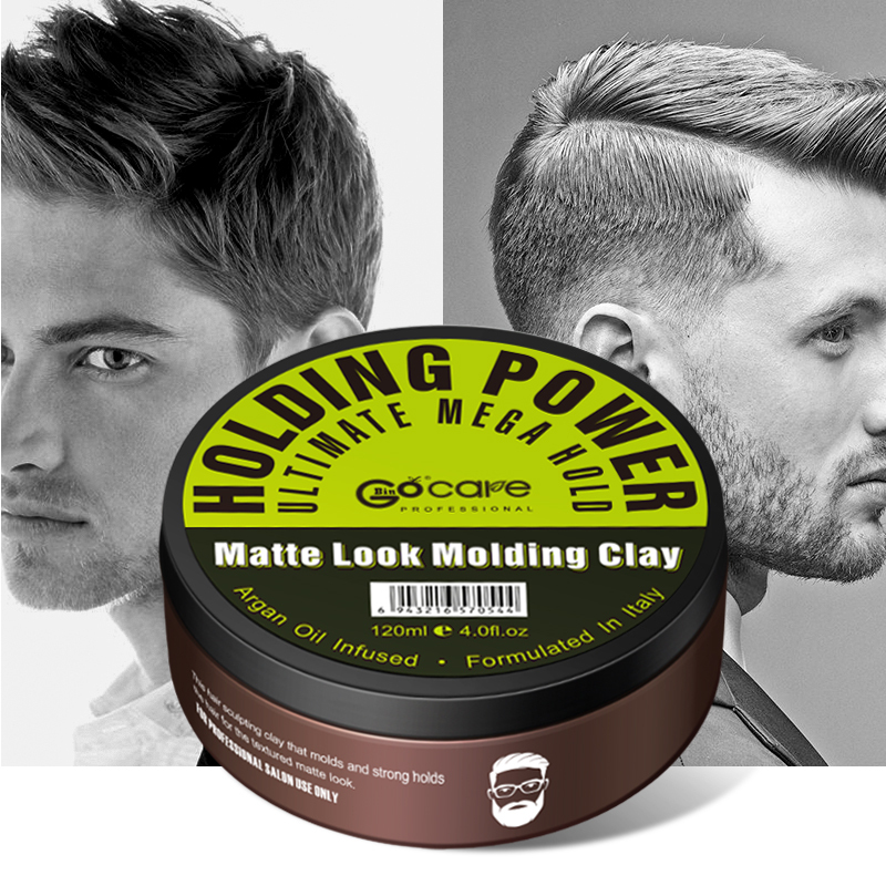 High Quality Organic Strong Hold Matte Styling Effect Long Lasting Hair Clay For Man