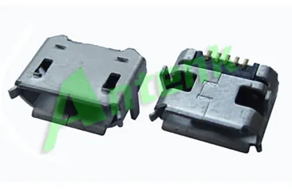MICRO USB 5P B/F SMT(with 2dip shell)
