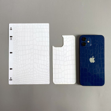 Anti-Shock Sheet Crocodile Pattern Mobile Phone Back Screen Protector 180*120mm A++