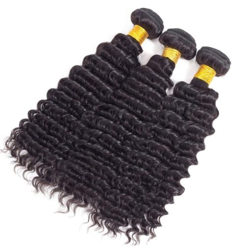 10A Brazilian Virgin Deep Wave Human Hair Bundles