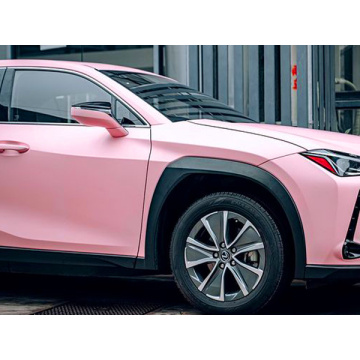 satin metallic sakura pink car vinyl wrap