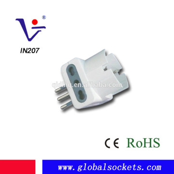 1 a 3 10A Adattatore AC italiano