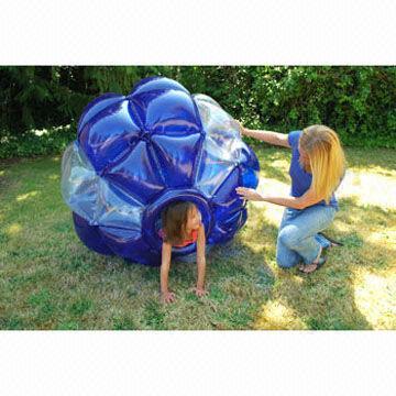 Inflatable outdoor big jumbo bounce rolling giga ball for kids