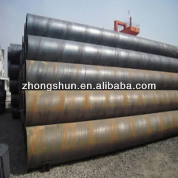 SSAW steel pipe with EN10219-S355J2H standard used for structure