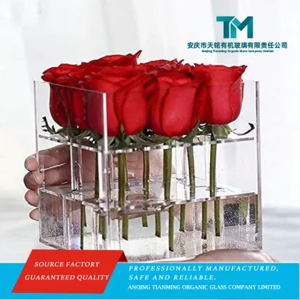 Wholesales Acrylic Flower Box Makeup Organizer