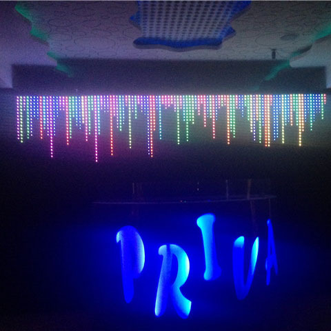 P100 P50 led video curtain