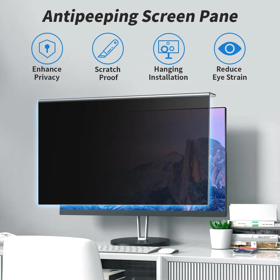 Thick Edge Privacy Acrylic Hanging Screen Protector iMac