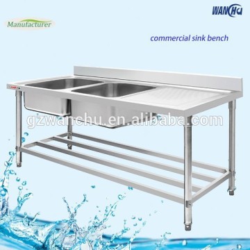 Undermount Built-in Drainboard Kitchen Sink Bench Price in Dubai/Sink With Table