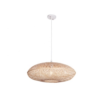 E27 Coffee Shop Rattan Pendant Lamp
