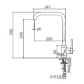 Single Lever Kitchen Mixer Brass Made