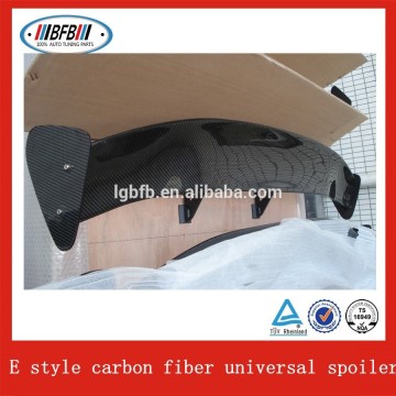 E style Carbon fiber universal rear trunk lip spoiler with best quality