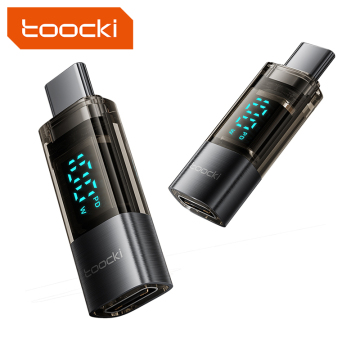 Toocki 100W 480Mbps USB-C Extension Cable with Digital Display Adapter