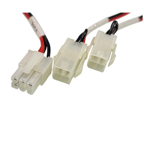 6P～4Pハウジング×2医療用ケーブルアセンブリ