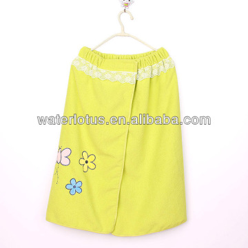 stylish embroidery women microfiber bathing towels