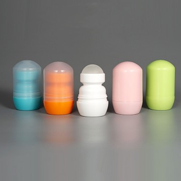 50ml Empty Plastic Deodorant Roller Bottle with Matte Finish - Cosmetic Packaging