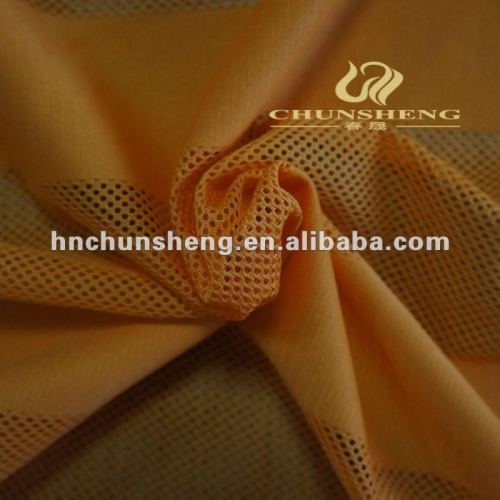 100% polyester tricot plain fabric with mesh fabric material for clothing,sofa,car