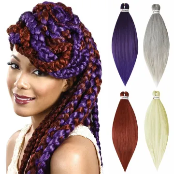 Ombre Yaki Straight Bulk Private Label Crotchet Jumbo Braids Pre Stretched Expression Braiding Synthetic Hair EZ For Women