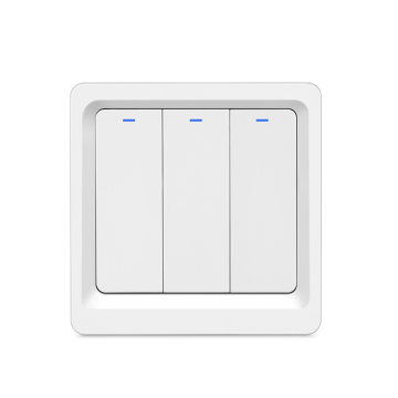 Bingoelec 3 Gang Splam Wireless Control remoto Tuya Tuya Wifi Push Button Light Zigbee Smart Switch