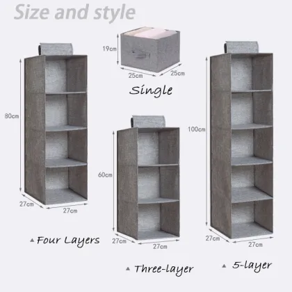 Multi-layer Closet Storage Bag - Foldable Clothing Organizer