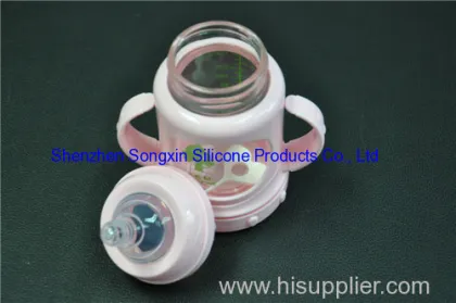 Cute Borosilicate Glass Baby Feeding Bottle 