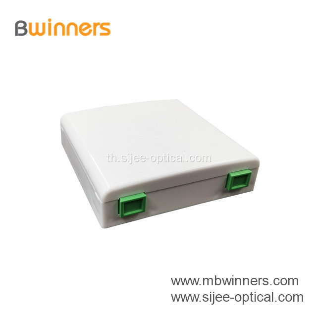 โรงงานมินิ FTTH ไฟเบอร์ออปติคอลกล่องต่อไฟเบอร์ผนังซ็อกเก็ต