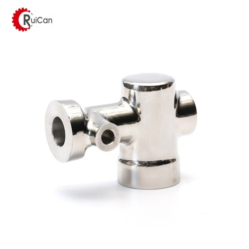 I-chrome plated brass flow diverter valve