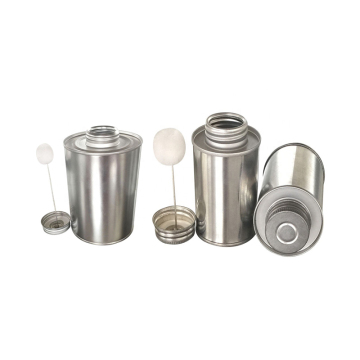 Custom Metal Round Screw Top Tin Cans - 2oz to 32oz | Jerry Can Adhesive