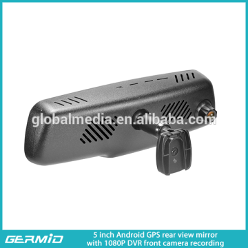 GERMID 2016 Latest Android rear view mirror with HD DVR recorder and FM transmitter
