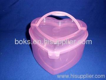 Plastic Valentine's Heart Shaped Gift Boxes 