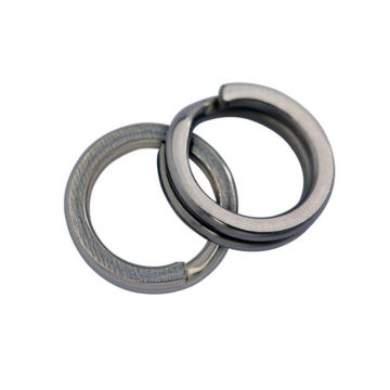 Stainless Steel Squashed Double Circle Loop Connectors for Bait - 1000pcs per Bag