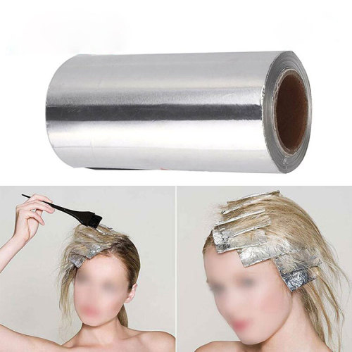 Papier en papier d&#39;aluminium argenté Alu pour la permage des cheveux