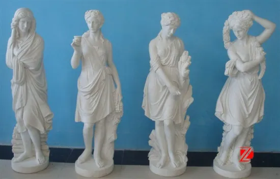 Sexy marble lady sculptures