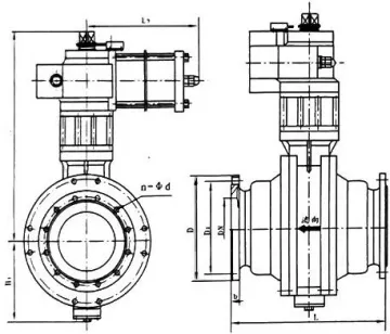 XHQ647MF Pneumatic Ash Unloading Ball Valve