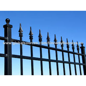 Wrought Iron Fence, Customized Designs are Welcome