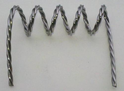 99,95% Twisted titanium draad